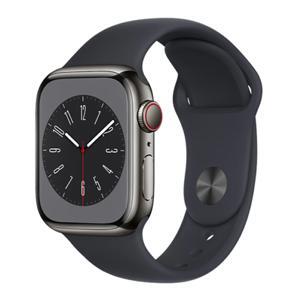 Đồng hồ thông minh Apple Watch Series 8 45mm 4G viền thép dây cao su