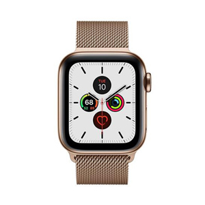 Đồng hồ thông minh Apple Watch S5 (Series 5) - 44mm, viền thép dây thép