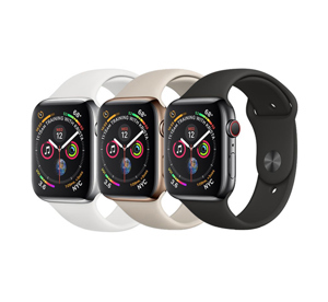 Đồng hồ thông minh Apple Watch Series 4 - 44mm, GPS+Cellular, Viền thép, dây thép