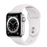 Đồng Hồ Thông Minh Apple Watch Series 6 LTE GPS + Cellular Stainless Steel Case With Sport Band (Viền Thép & Dây Cao Su) – Hàng Chính Hãng VN/A – 17.290.000đ