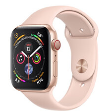Đồng hồ thông minh Apple Watch Series 4 - 44mm, GPS+Cellular, viền nhôm, dây cao su