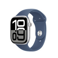 Đồng hồ thông minh Apple Watch Series 10 MWY03SA/A (46mm/ Cellular, GPS, Bluetooth 5.3/ Viền Nhôm/ Dây Sport Band/ Denim/ S/M)