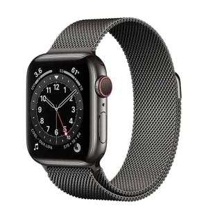 Đồng hồ thông minh Apple Watch Series 6 GPS + Cellular 44mm - Viền thép dây thép