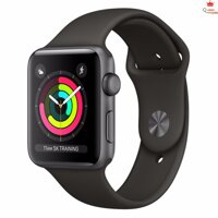 Đồng hồ thông minh Apple Watch Series 3 42mm xám (Space Gray Aluminum Case with Gray Sport Band MR352)