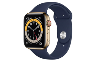 Đồng hồ thông minh Apple Watch Series 6 GPS + Cellular 40mm - Viền thép dây cao su