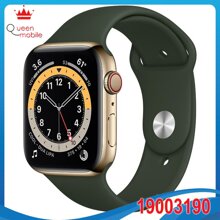 Đồng hồ thông minh Apple Watch Series 6 GPS + Cellular 44mm - Viền thép dây thép
