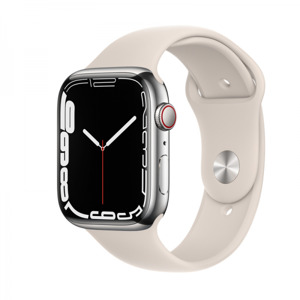 Đồng hồ thông minh Apple Watch Series 7 - 41mm, 4G, viền thép dây cao su