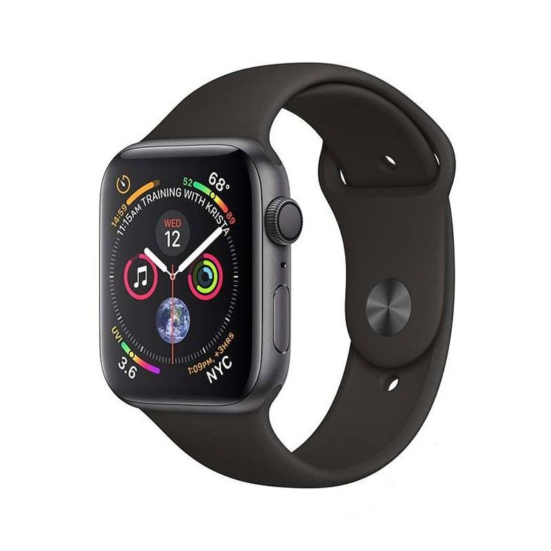Đồng hồ thông minh Apple Watch Series 4 - 44mm, GPS+Cellular, viền nhôm, dây cao su