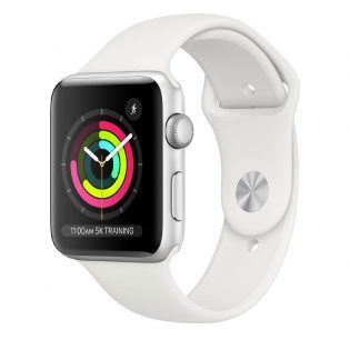 Đồng hồ thông minh Apple Watch Series 3 - 38mm, GPS, viền nhôm dây cao su