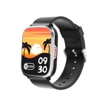 Đồng hồ Thông minh Chống nước IP68 Theo dõi Sức khỏe Vận động AMA Watch FA95S Hàng nhập khẩu - Đen viên Bac Black Silver