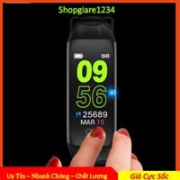 Đồng Hồ Thông Minh E58 Đo Nhịp Tim, Giấc Ngủ theo dõi sức khỏe  Màu đen sang trọng và tinh tế