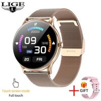 Đồng hồ thông minh Ezy Smart Android Watch 2023 Mật khẩu mới khóa NFC SMART - Màu sắc Vàng đai lưới