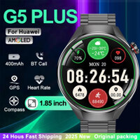 Đồng hồ thông minh G5 Plus GPS NFC Nam Nữ 466 * 466 Màn hình AMOLED Nhịp tim Cuộc gọi Bluetooth IP68 Đồng hồ thông minh chống nước 2025 Mới
