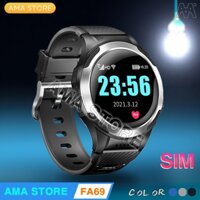 Đồng Hồ Thông Minh Gắn Sim Độc lập Định vị chuẩn GPS Dành cho mọi Lứa tuổi AMA Watch FA69 Hàng chính hãng