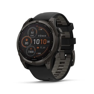 Đồng hồ thông minh Garmin Fenix 8 Solar 47mm viền Titanium