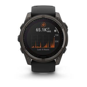 Đồng hồ thông minh Garmin Fenix 8 Solar 47mm viền Titanium