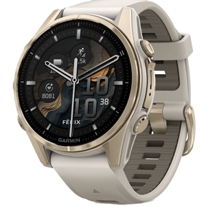 Đồng hồ thông minh Garmin Fenix 8 Sapphire 43mm viền Titanium