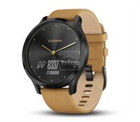 Đồng hồ thông minh Garmin Vivomove HR Premium Black/Tan - 8727