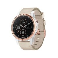 Đồng Hồ Thông Minh Garmin Fenix 5S Plus Sapphire (Rose Gold w/Beige Leather Band)