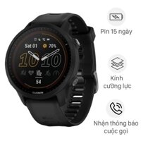 Đồng hồ thông minh Garmin Forerunner 955 Solar 46.5mm Đen