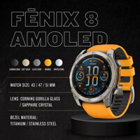 Đồng hồ thông minh Garmin fēnix® 8 – AMOLED_Mới, hàng chính hãng