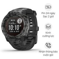Đồng hồ thông minh Garmin Instinct Solar 45mm Xám