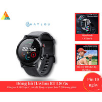 Đồng hồ thông minh Haylou RT LS05S  theo dõi nhịp tim 24h, đo SpO2, 12 chế độ luyện tập thể thao