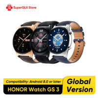 Đồng hồ thông minh HONOR Watch GS 3 phiên bản toàn cầu, mặt kính cong 3D, màn hình AMOLED 1,43 inch