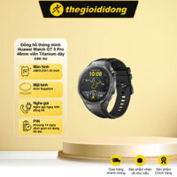 Đồng hồ thông minh Huawei Watch GT 5 Pro 46mm viền Titanium dây cao su