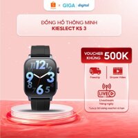 Đồng hồ thông minh Kieslect Ks 3 - Màn hình Amoled 2.1 inch - 150+ Chế độ thể thao - Theo dõi sức khỏe toàn diện 24 giờ
