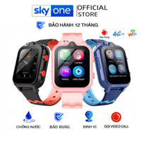 Đông Hồ Thông Minh Lắp Sim Call Vdeo SKYONE WONLEX KT18 PRO  , Màn hình lớn , Camera Kép , Định vị GPS Pin 1000 MAH