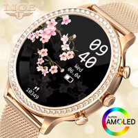 Đồng hồ thông minh LIGE Nữ Chống nước Mặt số tùy chỉnh Thể thao Theo dõi sức khỏe Vòng đeo tay thông minh Đo nhịp tim Đồng hồ thông minh