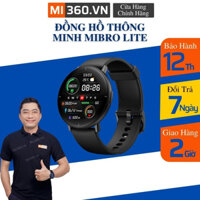 Đồng Hồ Thông Minh Mibro Lite | Màn Hình Oled | Đo Nhịp Tim | Chống Nước IP68 - Hàng Chính Hãng