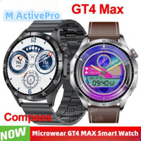 Đồng hồ thông minh Microwear GT4 MAX Dynamic Island MicroOS 10 OS GPS Compass Feel Game Cuộc gọi Bluetooth Smartwatch