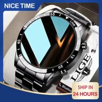 Đồng hồ thông minh nam LIGE hỗ trợ gọi Bluetooth IP67 Đồng hồ thể thao chống nước cho Apple Samsung Xiaomi Huawei