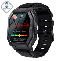 Đồng hồ thông minh nghe gọi bluetooth cả ngày theo dõi sức khỏe nhịp tim huyết áp màn hình vuông đồng hồ mới