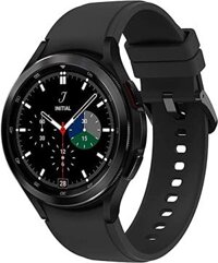 Đồng hồ thông minh Samsung Galaxy Watch 4 Classic 42mm có trình theo dõi màn hình ECG, chu kỳ giấc ngủ, phát hiện ngã GPS - Bluetooth, màu đen (Gia hạn) để theo dõi sức khỏe.