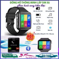 Đồng Hồ Thông Minh Smart Watch Màn Hình Cong X6 Cao cấp - Đồng Hồ Thông Minh Chống Nước Đồng Hồ Thông Minh Thời Tran