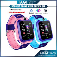 Đồng Hồ Thông Minh Smart Watch Định Vị Trẻ Em Q12 Sạc Hít Nam Châm Chống Nước An Toàn Cho Bé - TAGI Store