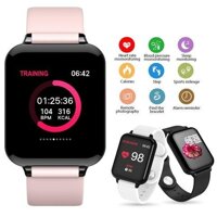 Đồng hồ thông minh Smart Watch B57 Màn Hình siêu nét Kết nối Bluetooth Đo nhịp tim Lắc chụp hình Chỉnh nghe nhạc dong ho thong minh vong tay thong minh vong tay suc khoe + Bảo hành 6 tháng lỗi 1 đổi 1