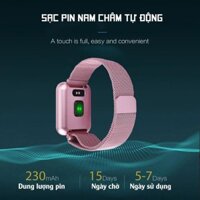 Đồng Hồ Thông Minh T80 - Phiên Bản Kim Loại Và Mặt Kính Sapphire - Đồng Hồ Thể Thao Kết Nối Điện Thoại Bluetooth