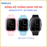 Đồng Hồ Thông Minh Trẻ Em Nam Nữ Định Vị Chống Nước Lắp SIM Nghe Gọi Giá Rẻ Wonlex KT17