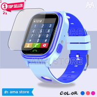 Đồng Hồ Thông Minh Trẻ Em ngôn ngữ Tiếng Việt, Pin sử dụng được 2 ngày, dây đeo có Hoa văn hình Trái tim Dễ thương Model Y85 Pro - Hàng nhập khẩu - Xanh