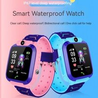 Đồng hồ thông minh trẻ em Q12 Màn hình cảm ứng SOS GPS Đồng hồ chống mất Hỗ trợ thẻ SIM cho Android IOS