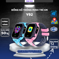 Đồng Hồ Thông Minh Trẻ Em Y92 / Y31 Chống Nước Có Tiếng Việt, Wifi, Lắp Sim, Bảo Hành 12 Tháng POW-TECH