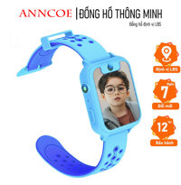 Đồng hồ thông minh trẻ em ANNCOE A102 nghe gọi nhắn tin định vị từ xa - Hàng Chính Hãng - Xanh