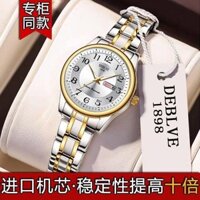 Đồng hồ Thụy Sĩ mới Đồng hồ cơ tự động dành cho nữ Đồng hồ cơ khí chống nước phát sáng tinh tế Đồng hồ nữ đơn giản