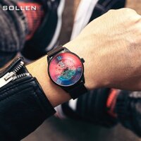 Đồng hồ Thụy Sĩ Vacheron Constantin Series Đồng hồ nam Thời trang mới Thể thao Siêu mỏng Chống nước Hợp thời trang Đầy đ