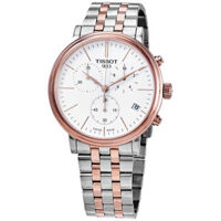 Đồng Hồ Tissot Carson Premium Chronograph Quartz (máy pin) Mặt Trắng T122.417.22.011.00 (Unisex) Chính Hãng