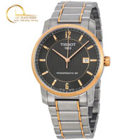 Đồng hồ Tissot Nam 1853 cơ tự động Titanium Mặt đen dây titanium kính shapphire T087.407.55.067.00